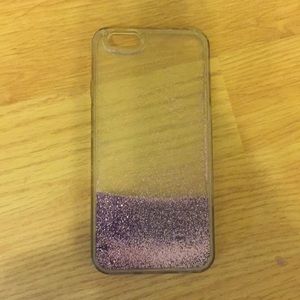 Urban Outfitters glitter iphone 6 case